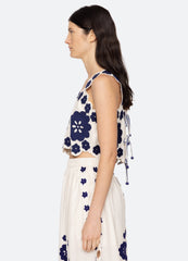 Catrine Top Blue