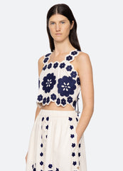 Catrine Top Blue