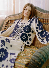 Catrine L/S Top Blue