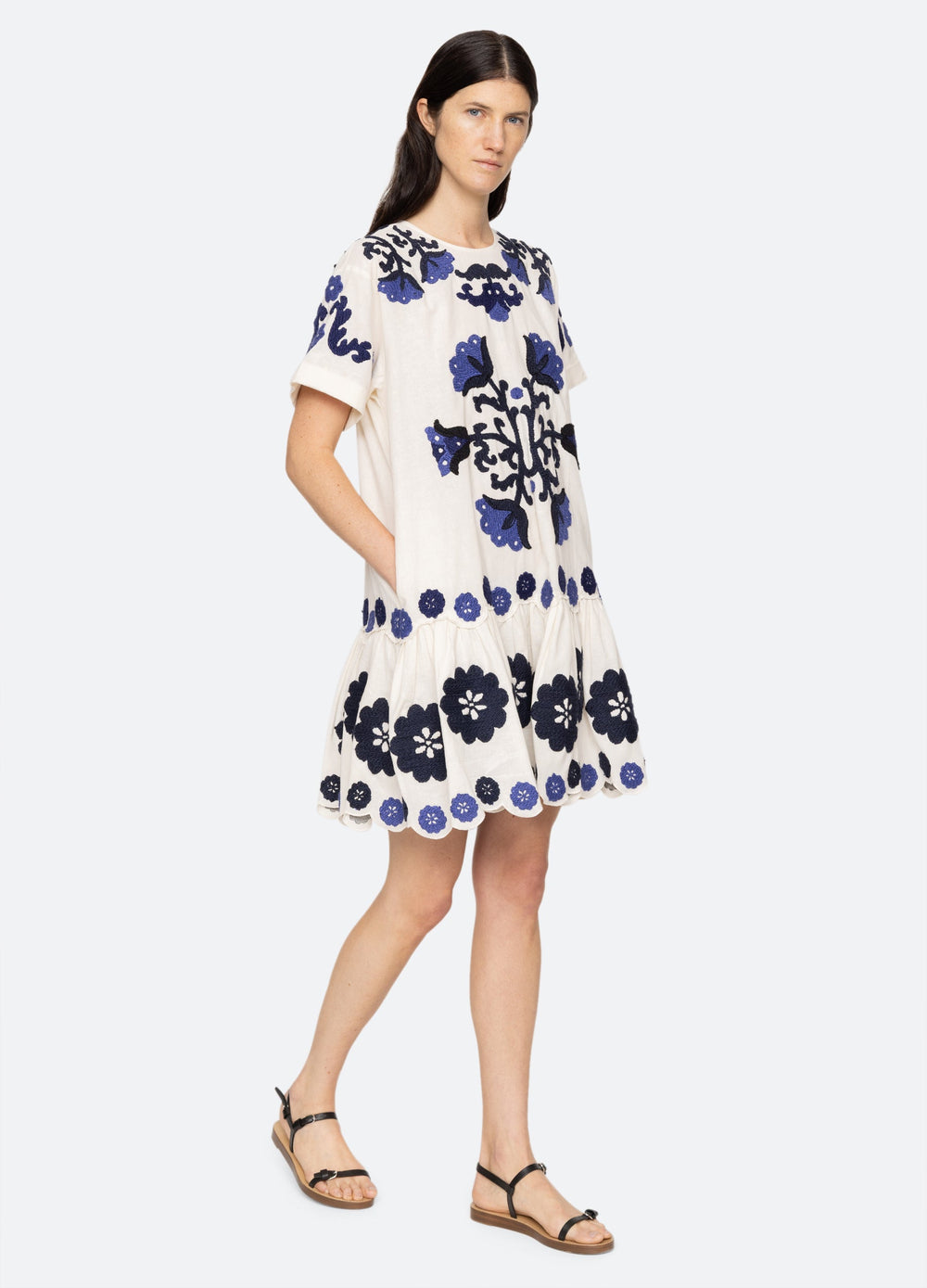 Catrine Mini Dress Blue