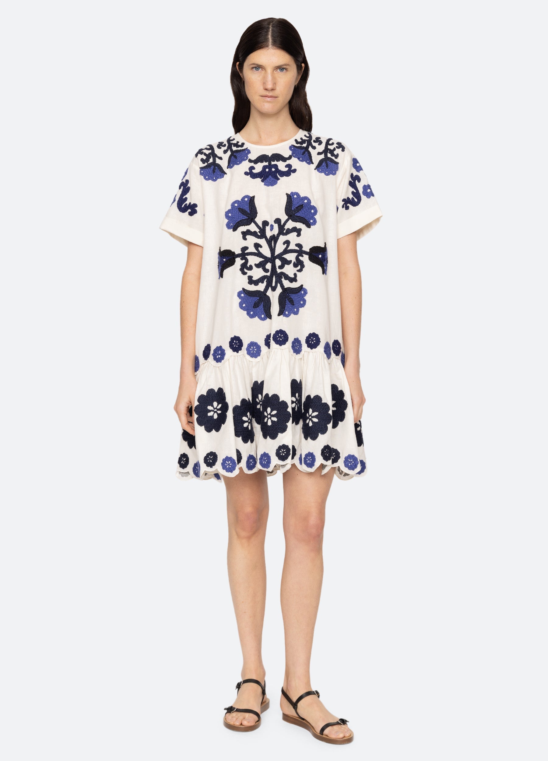 Catrine Mini Dress Blue