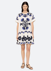 Catrine Mini Dress Blue