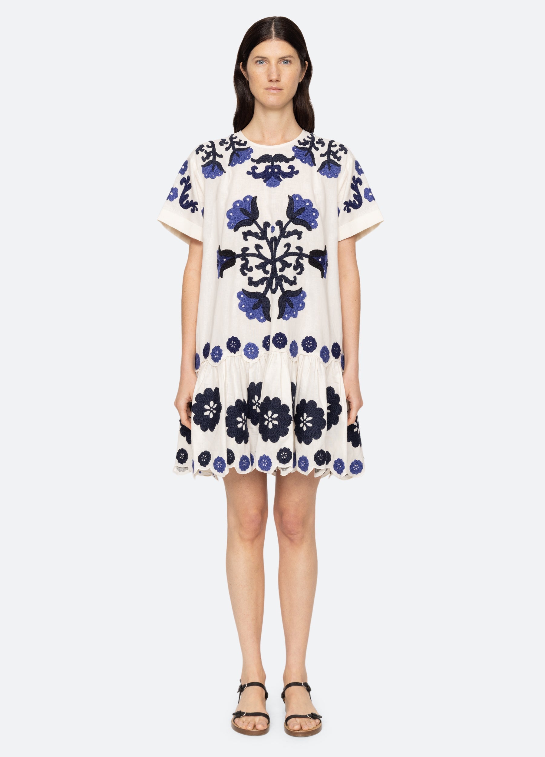 Catrine Mini Dress Blue