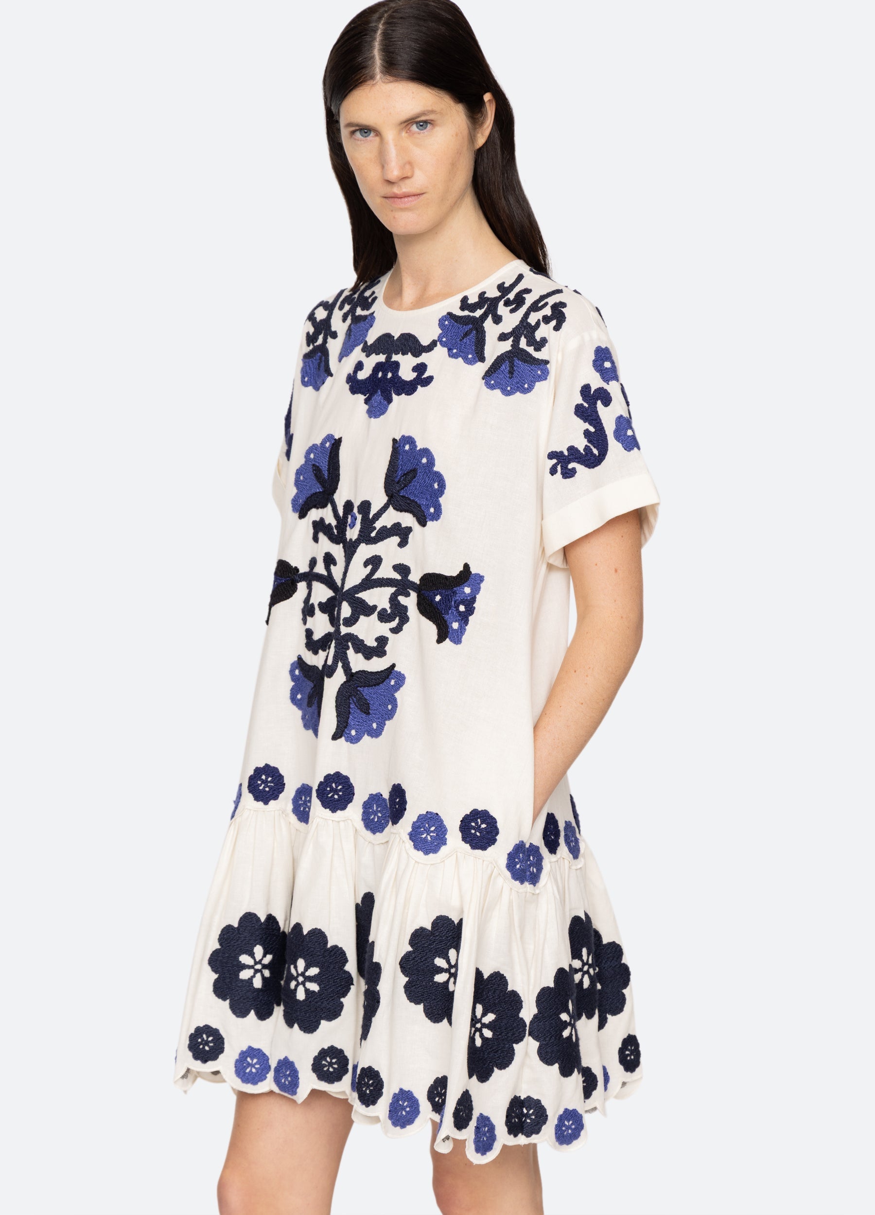 Catrine Mini Dress Blue