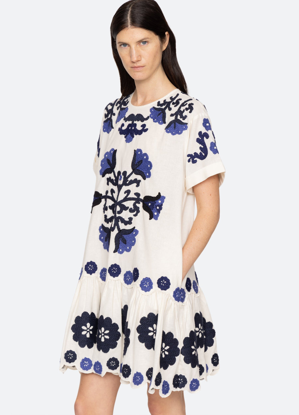 Catrine Mini Dress Blue