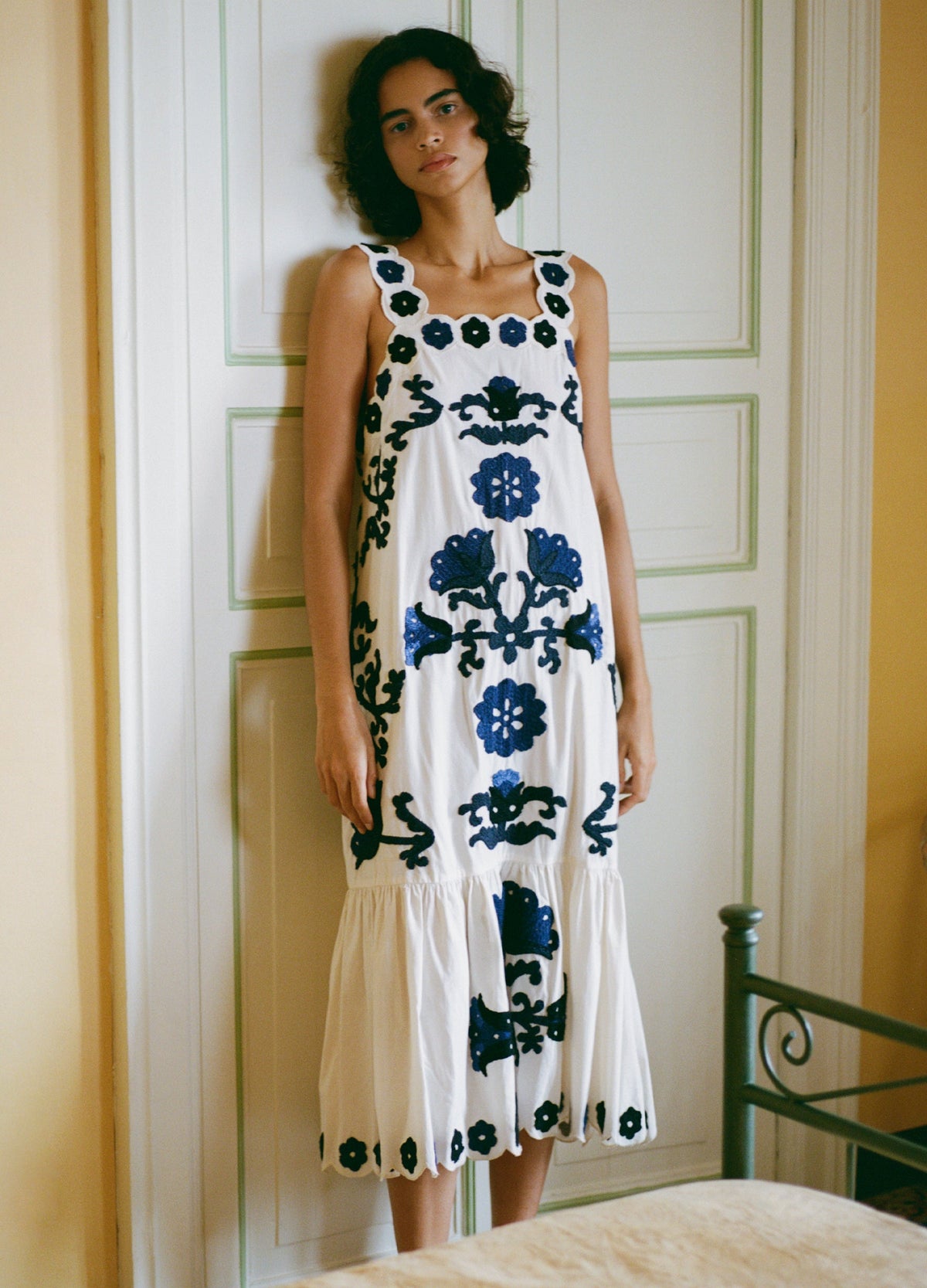 Catrine Dress Blue|Red