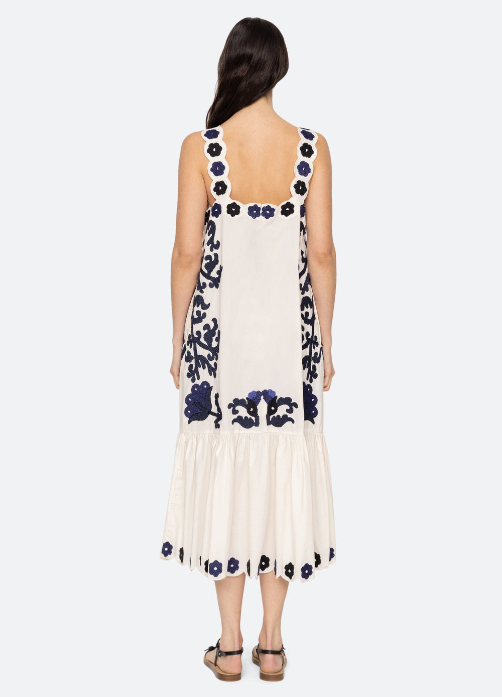 Catrine Dress Blue|Red