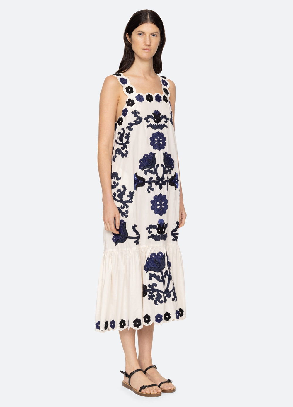 Catrine Dress Blue|Red