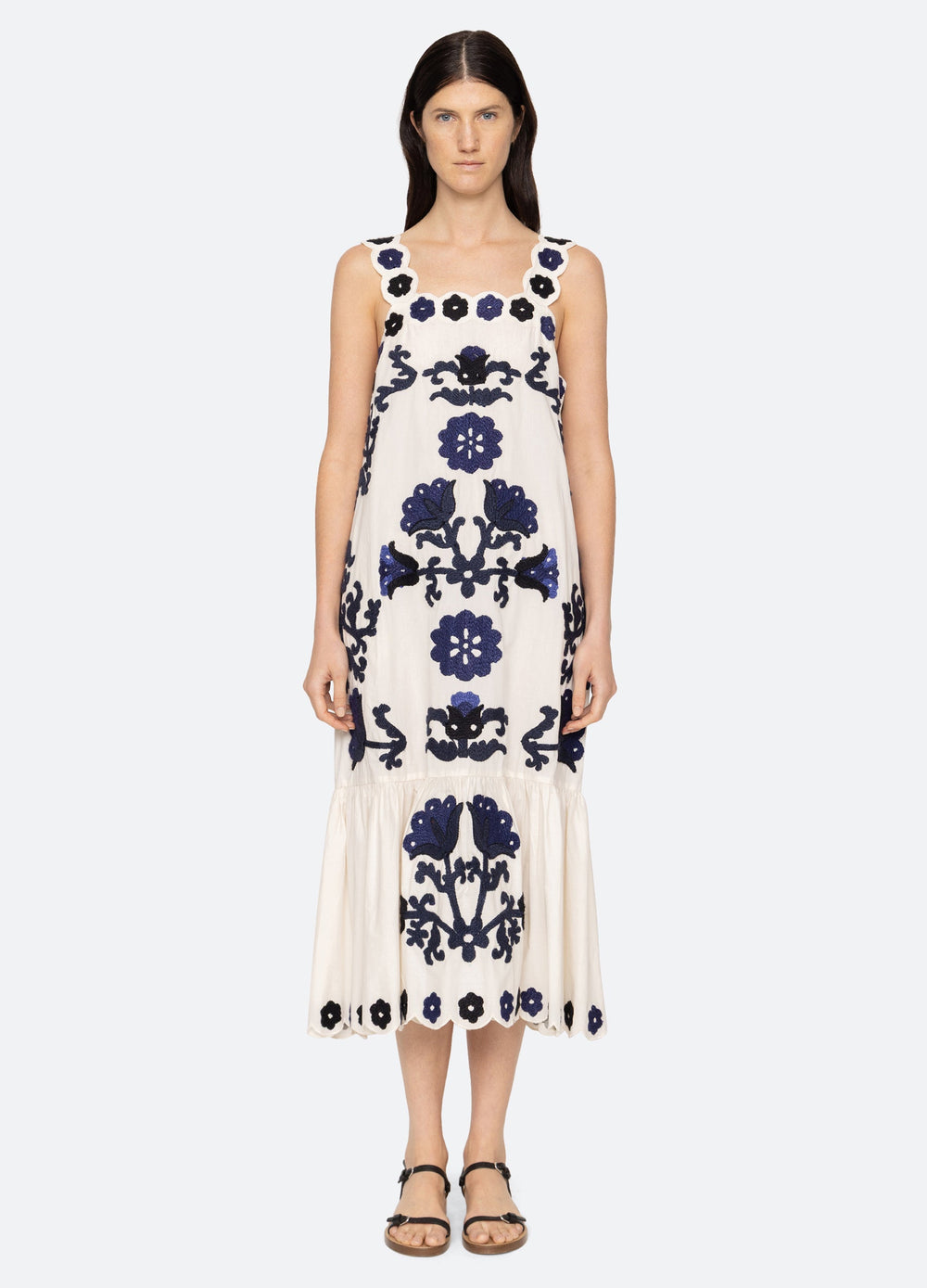 Catrine Dress Blue|Red