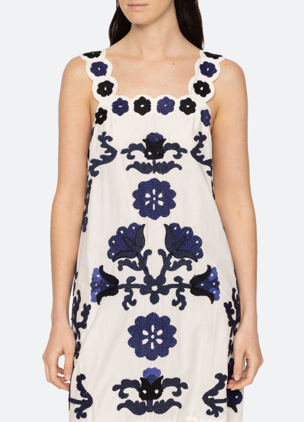 Catrine Dress Blue|Red
