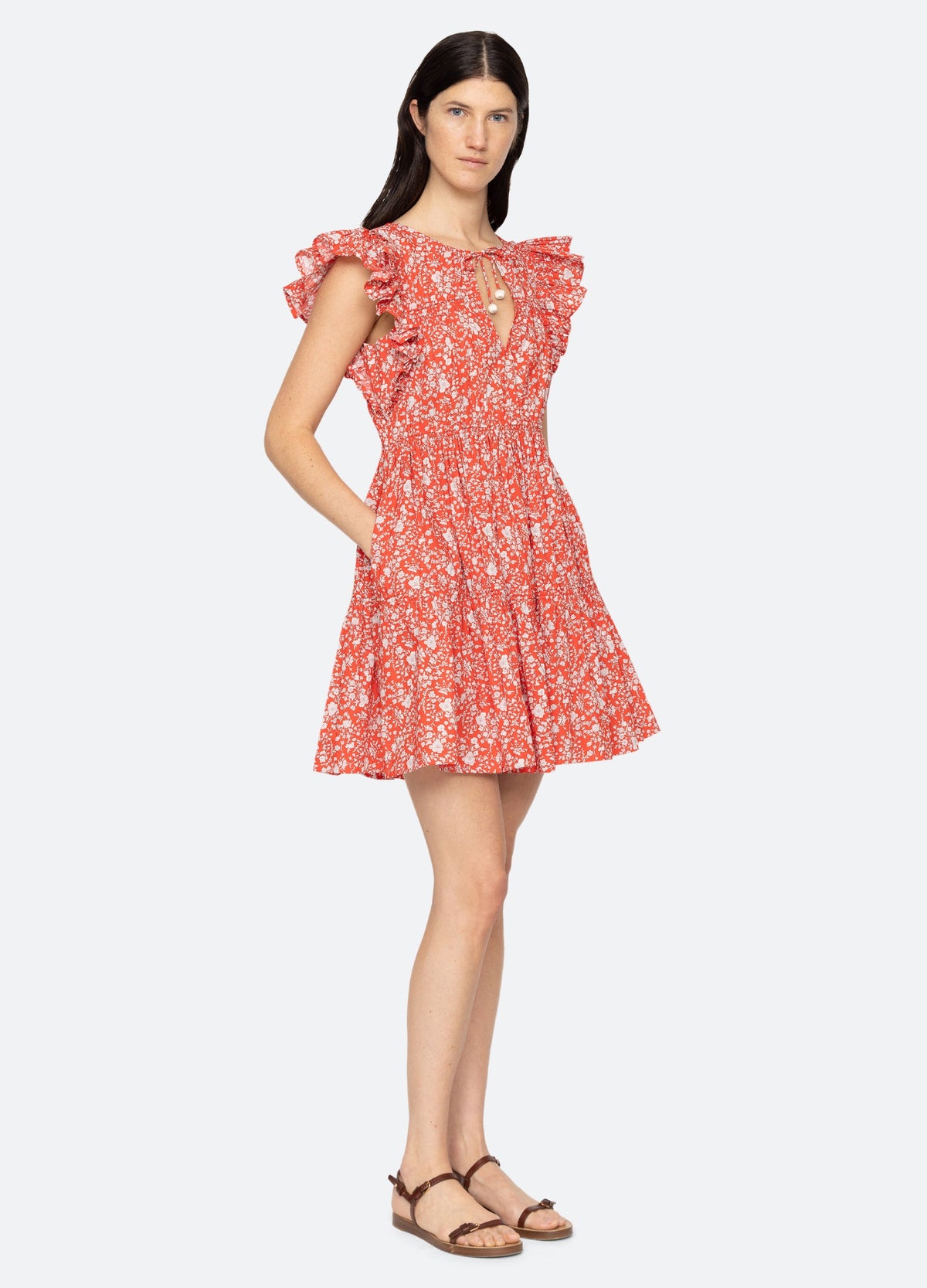 Lucille Tunic Red
