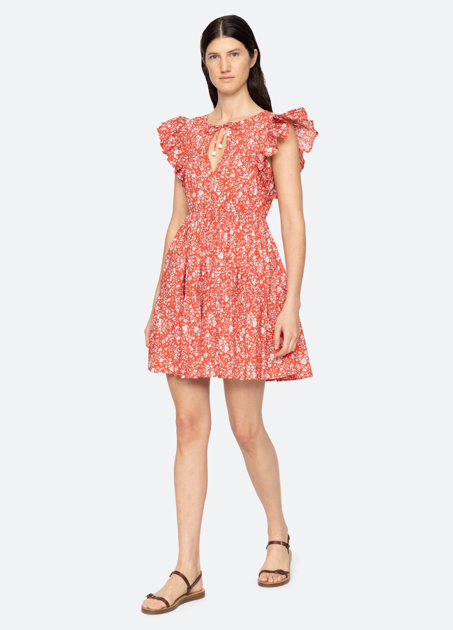 Lucille Tunic Red