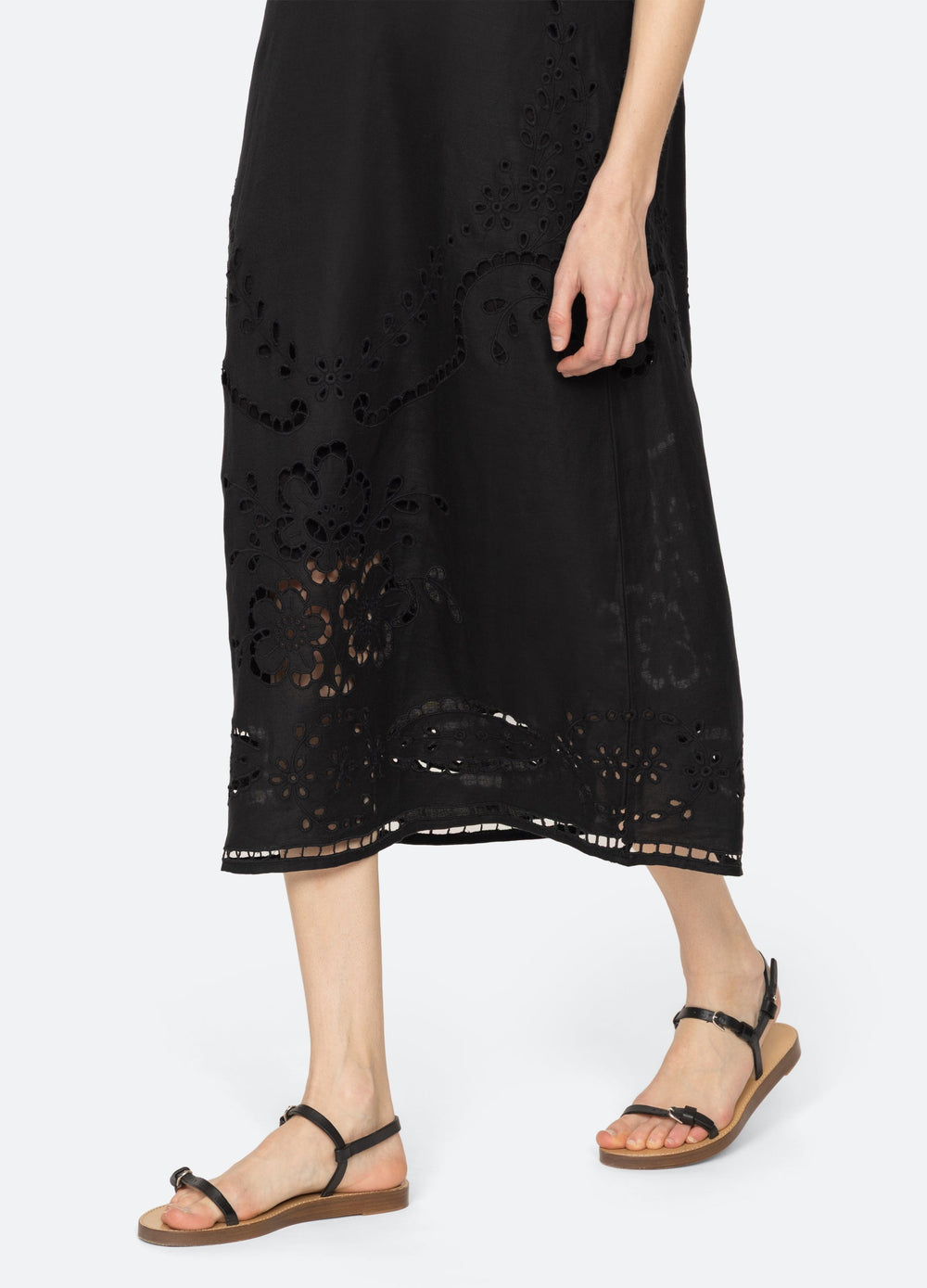 Lula Dress Black|White