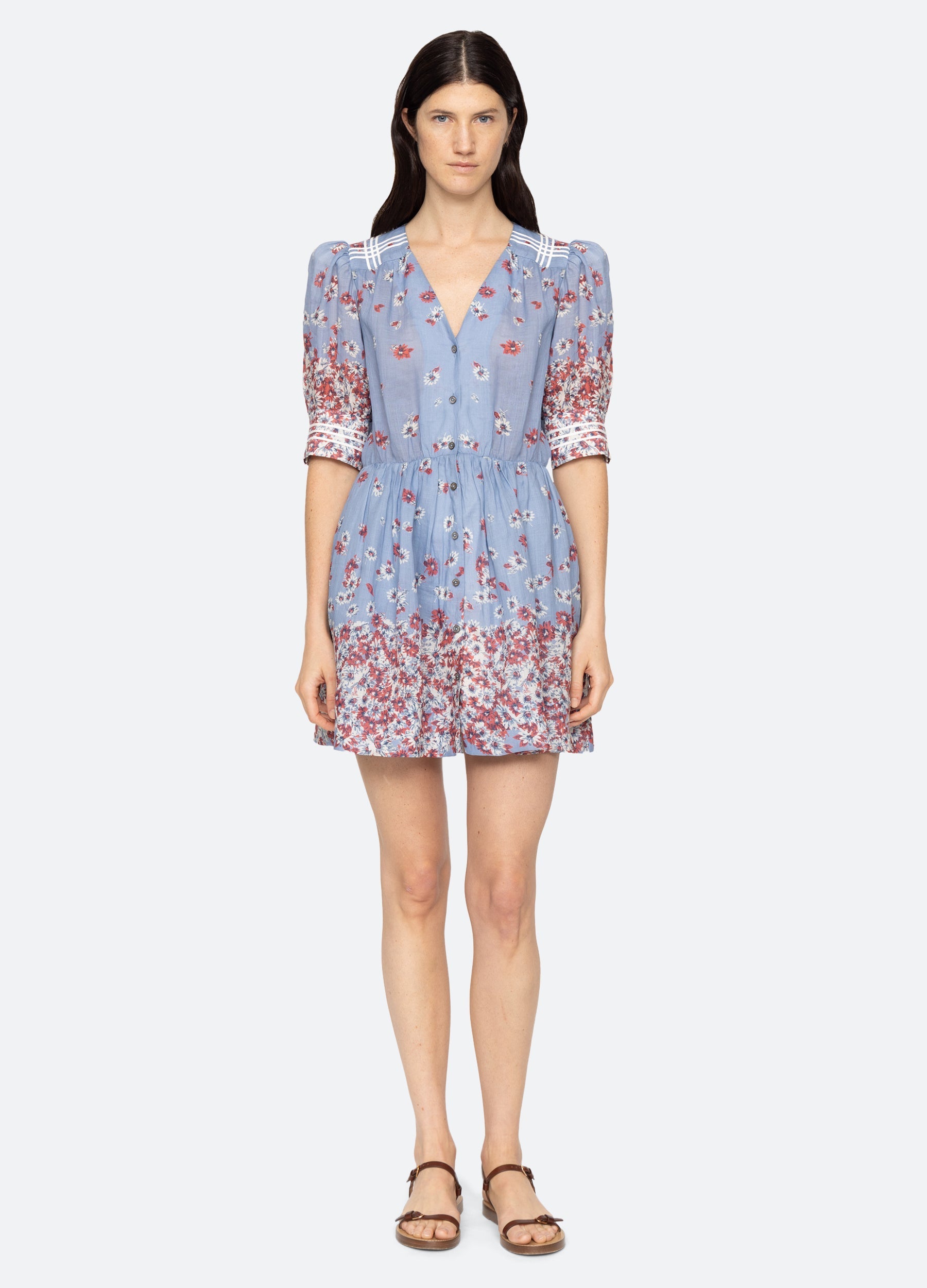 Whitney S/S Dress Blue