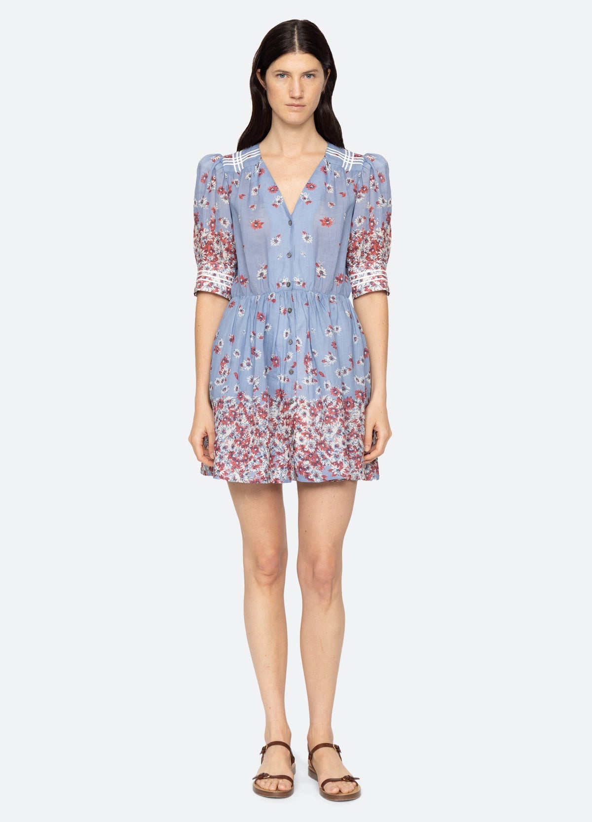 Whitney S/S Dress Blue