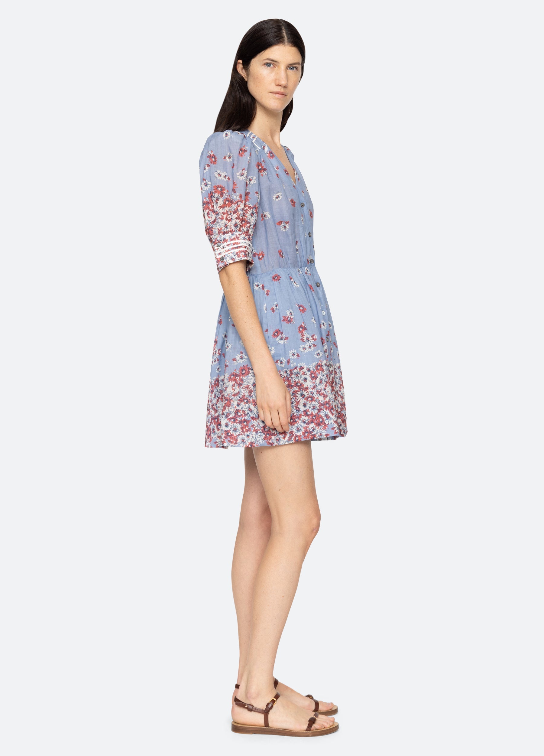 Whitney S/S Dress Blue