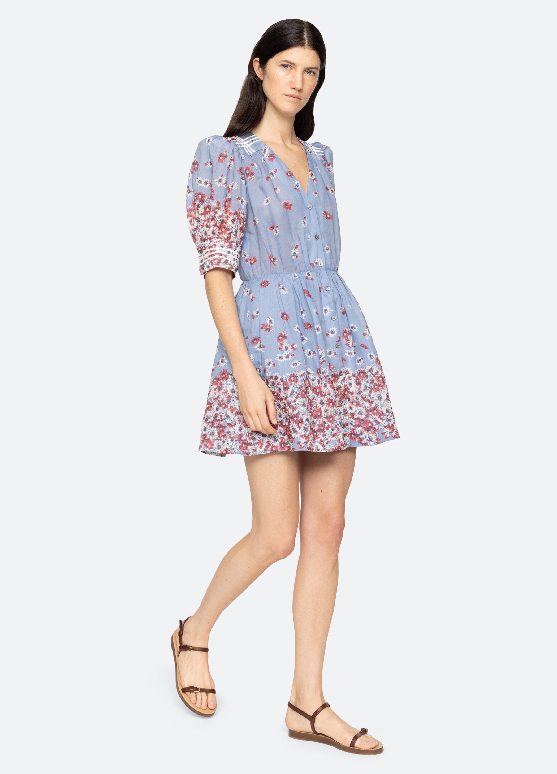 Whitney S/S Dress Blue