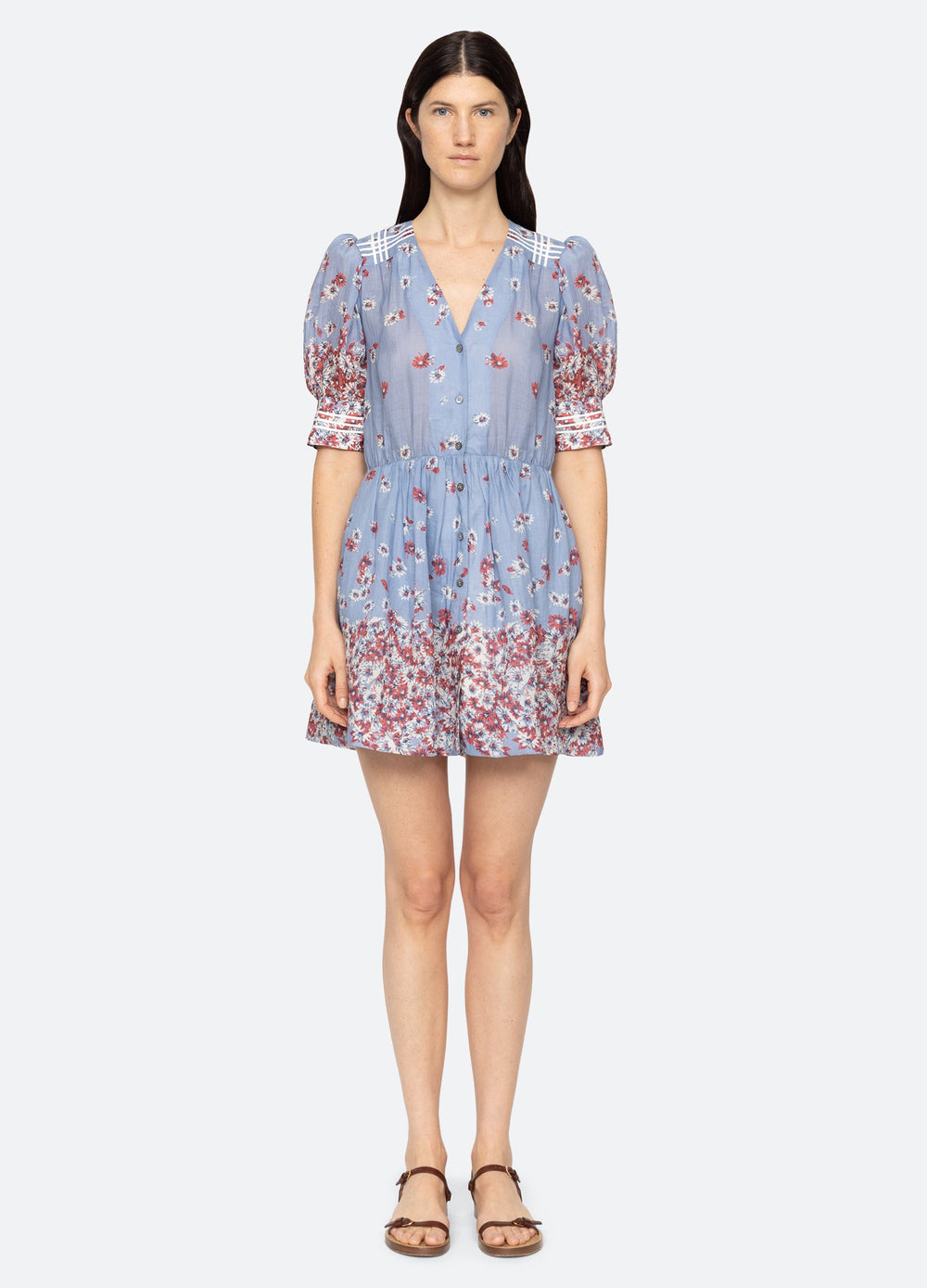 Whitney S/S Dress Blue
