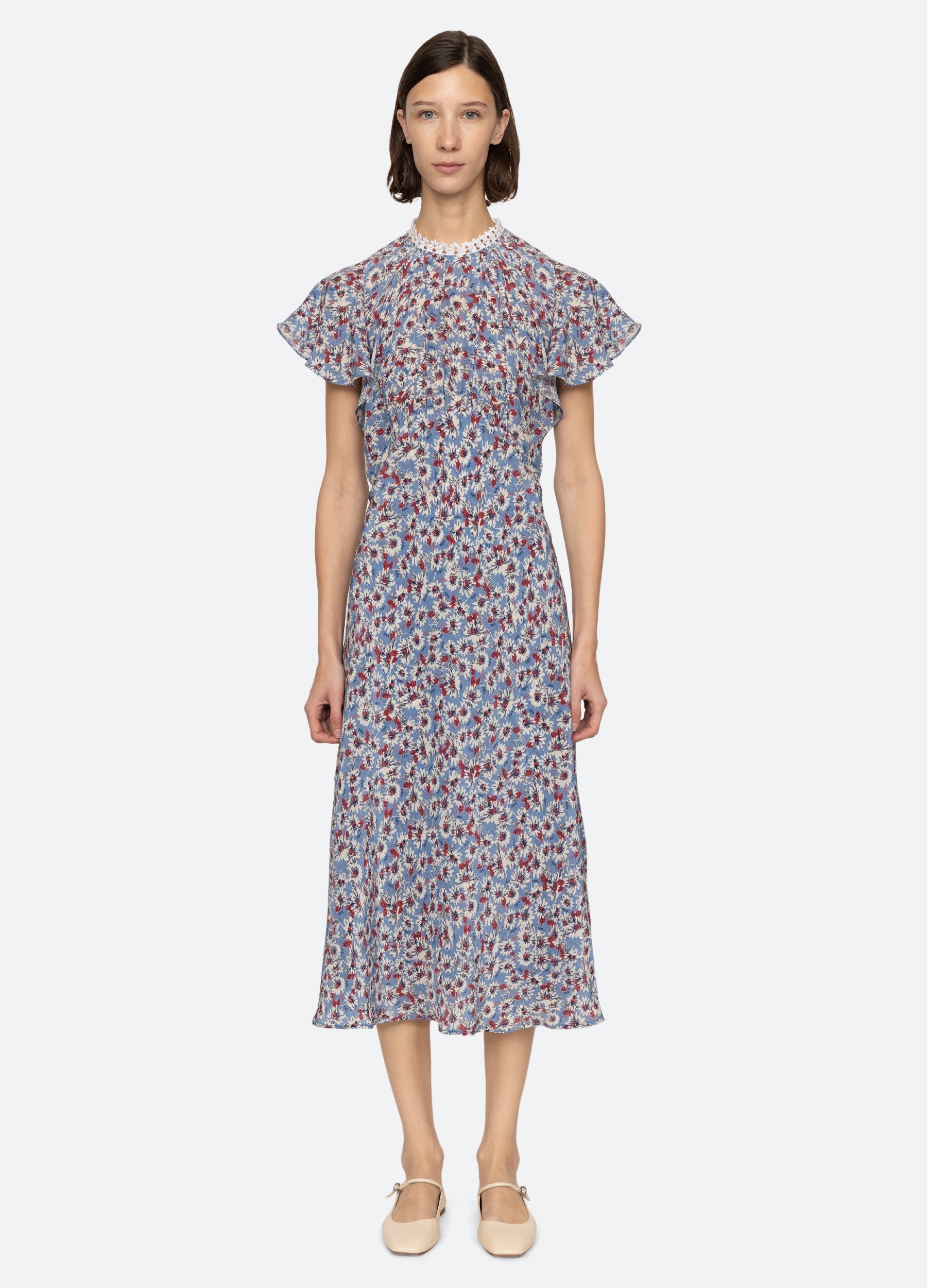 Whitney Dress Blue