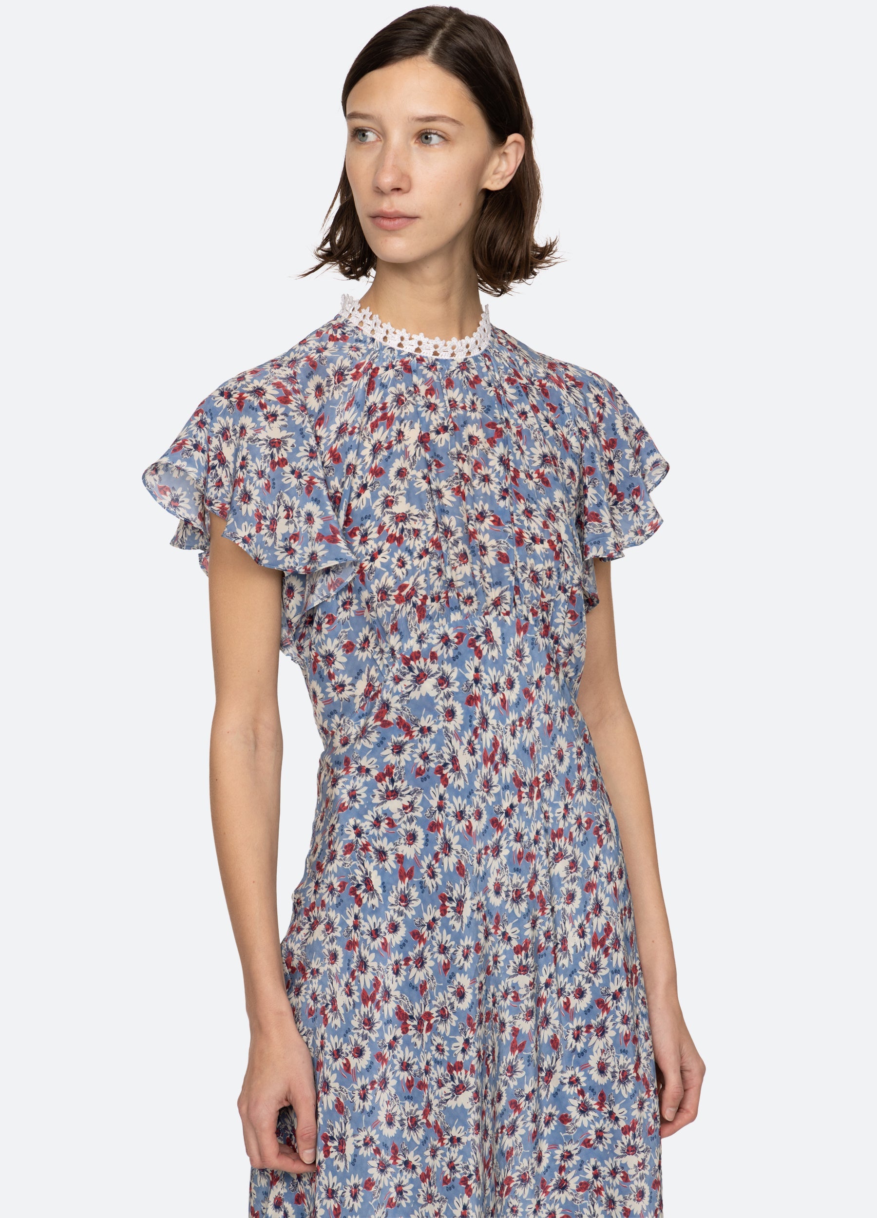 Whitney Dress Blue