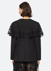 Arielle Jacket Black|Cream