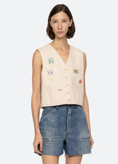 Carolyn Vest Cream