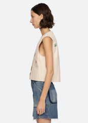 Carolyn Vest Cream