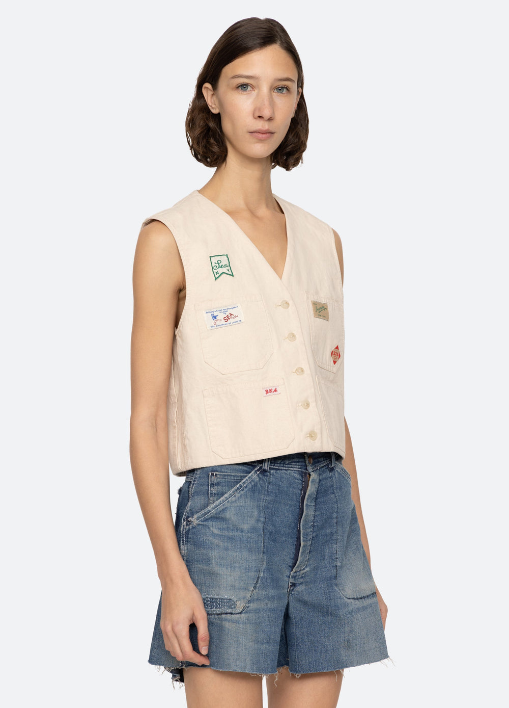 Carolyn Vest Cream