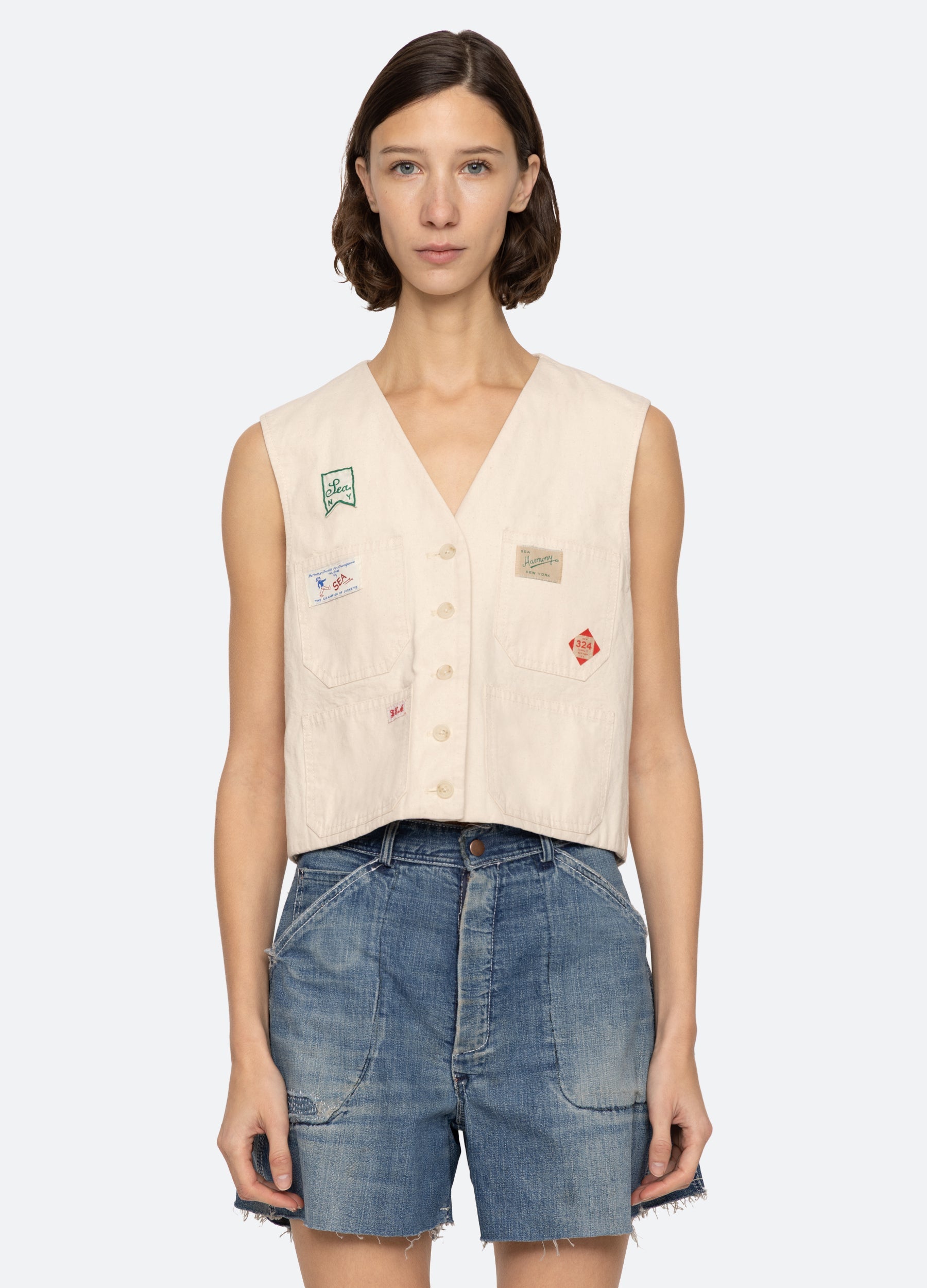 Carolyn Vest Cream