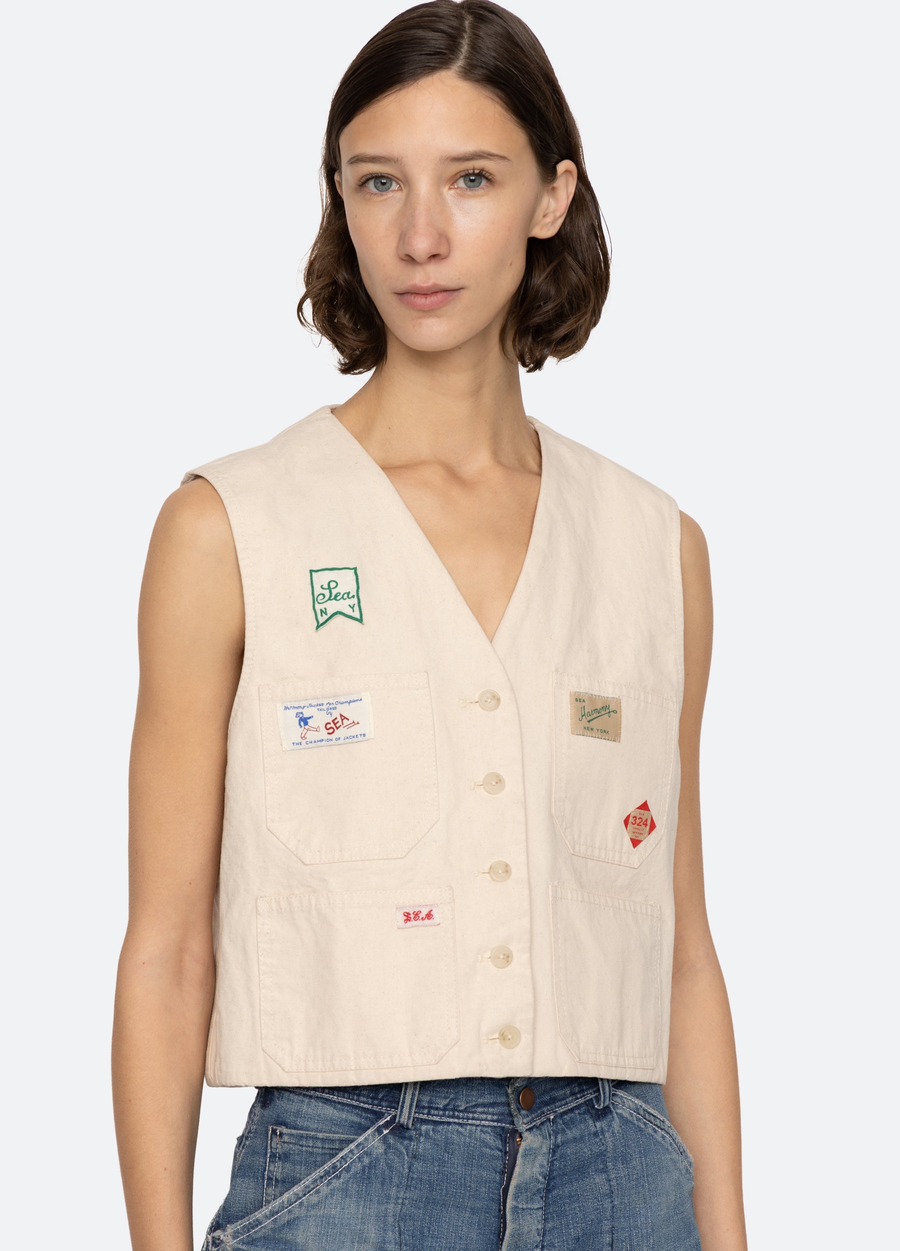 Carolyn Vest Cream