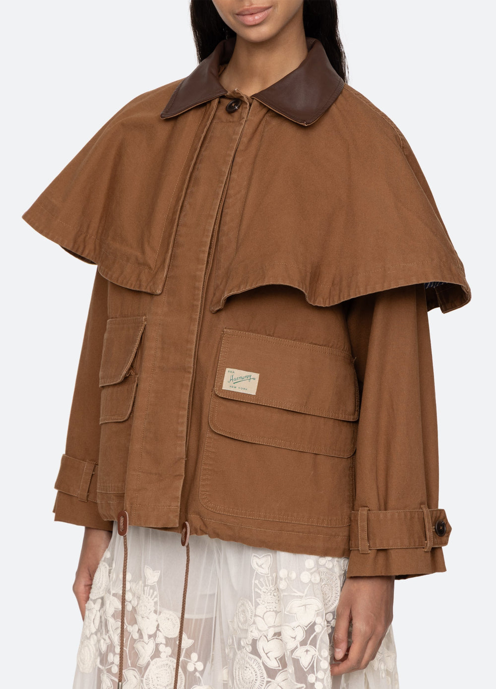 Carolyn Cape Jacket Camel