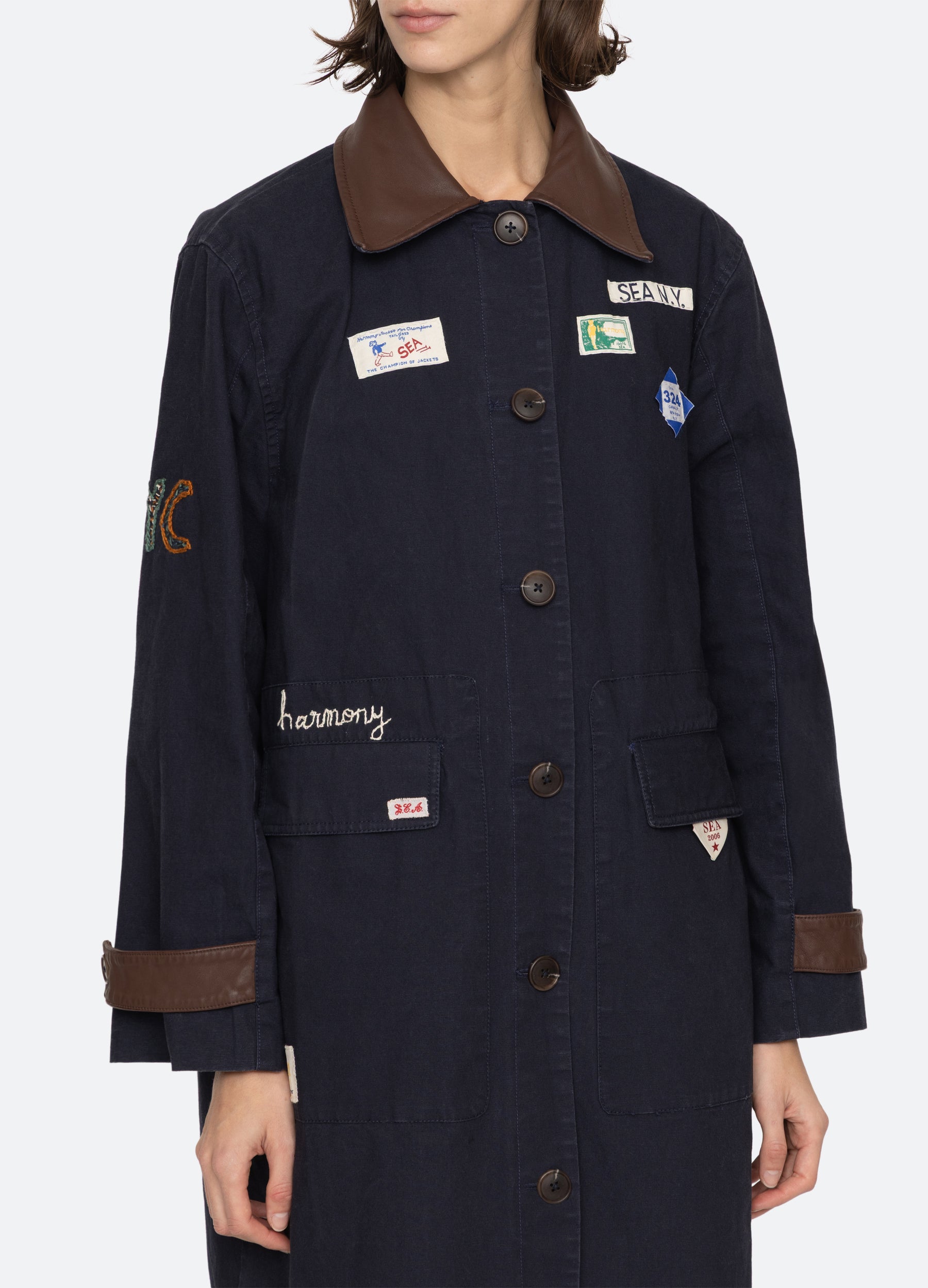 Carolyn Coat Navy