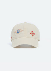 Carolyn Cap Cream|Navy