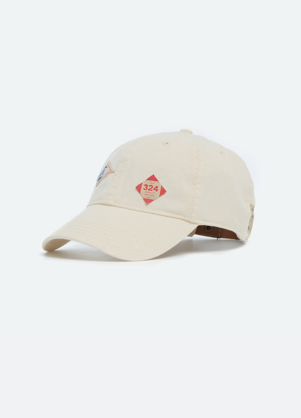 Carolyn Cap Cream|Navy