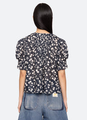 Cheri Top Navy