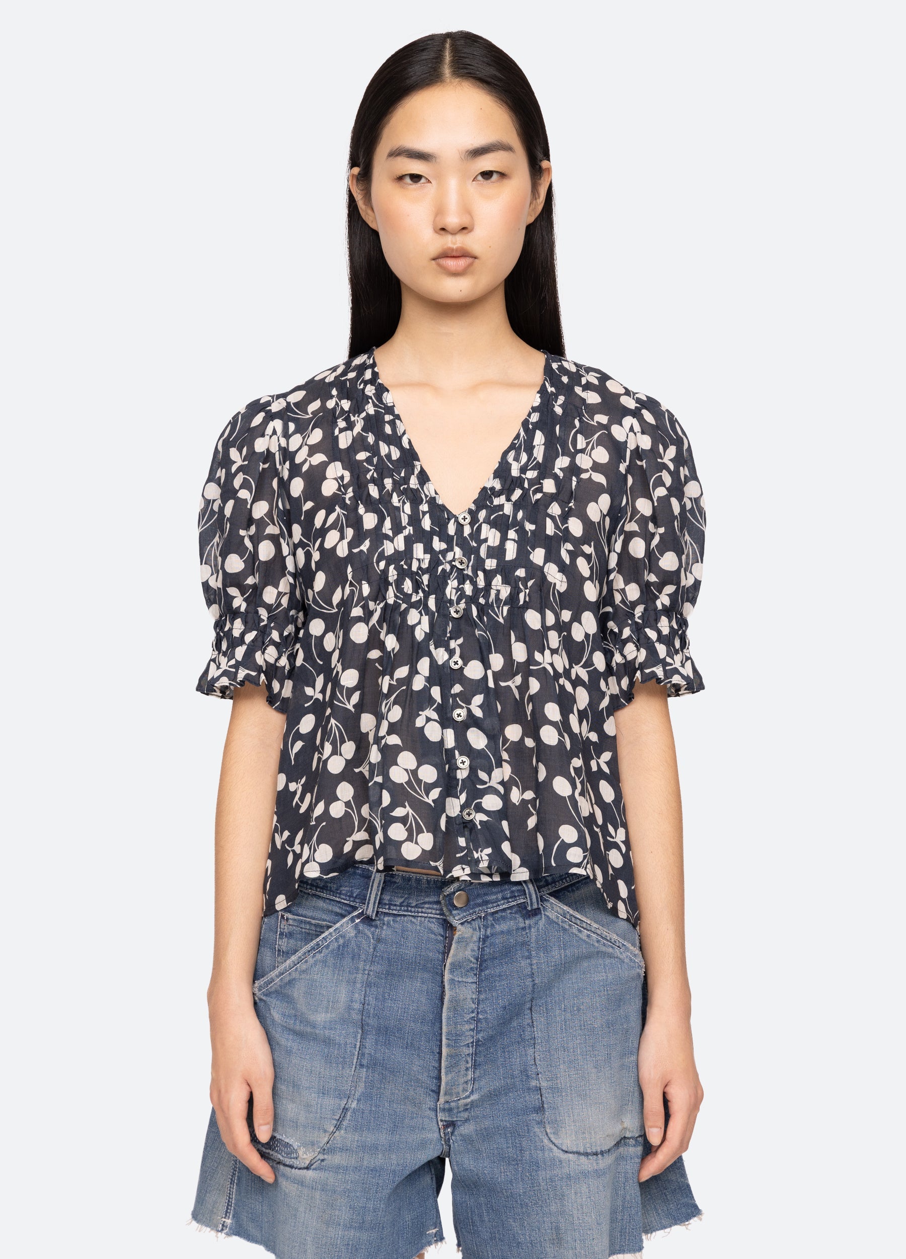 Cheri Top Navy