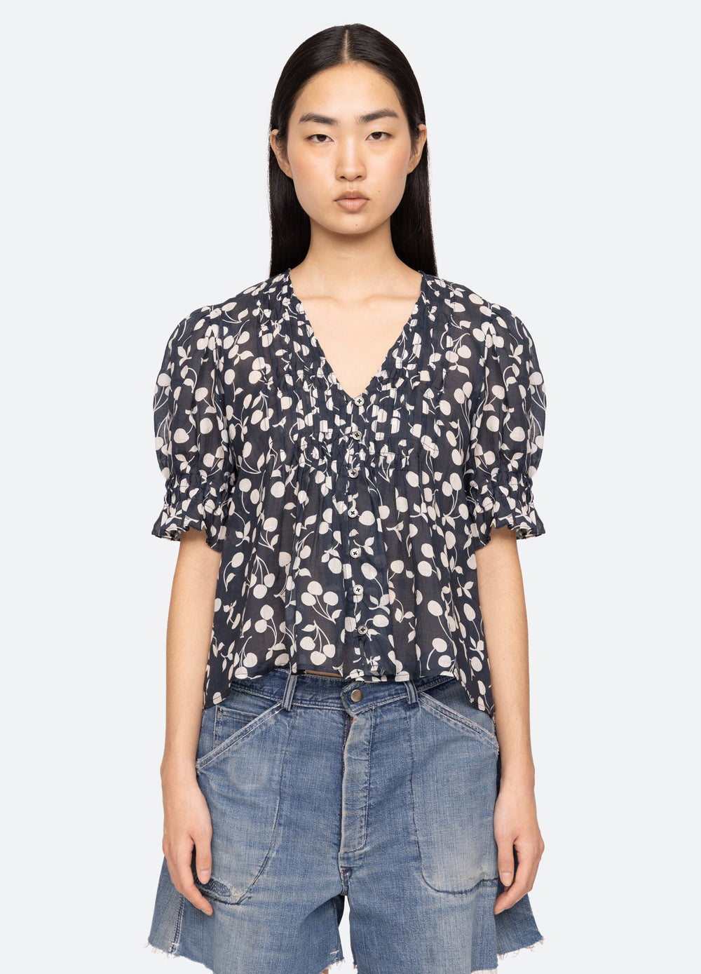 Cheri Top Navy