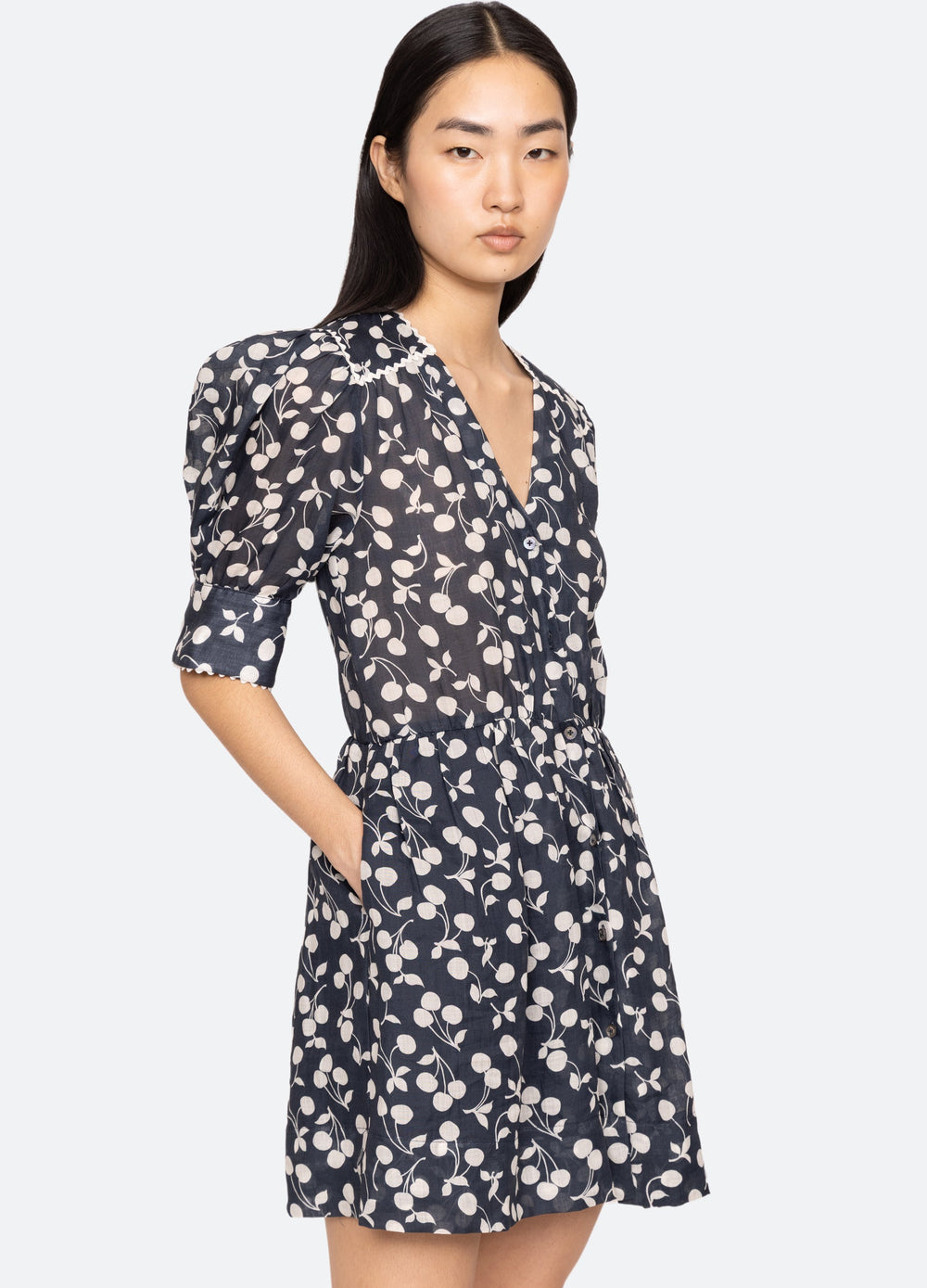 Cheri Mini Dress Navy