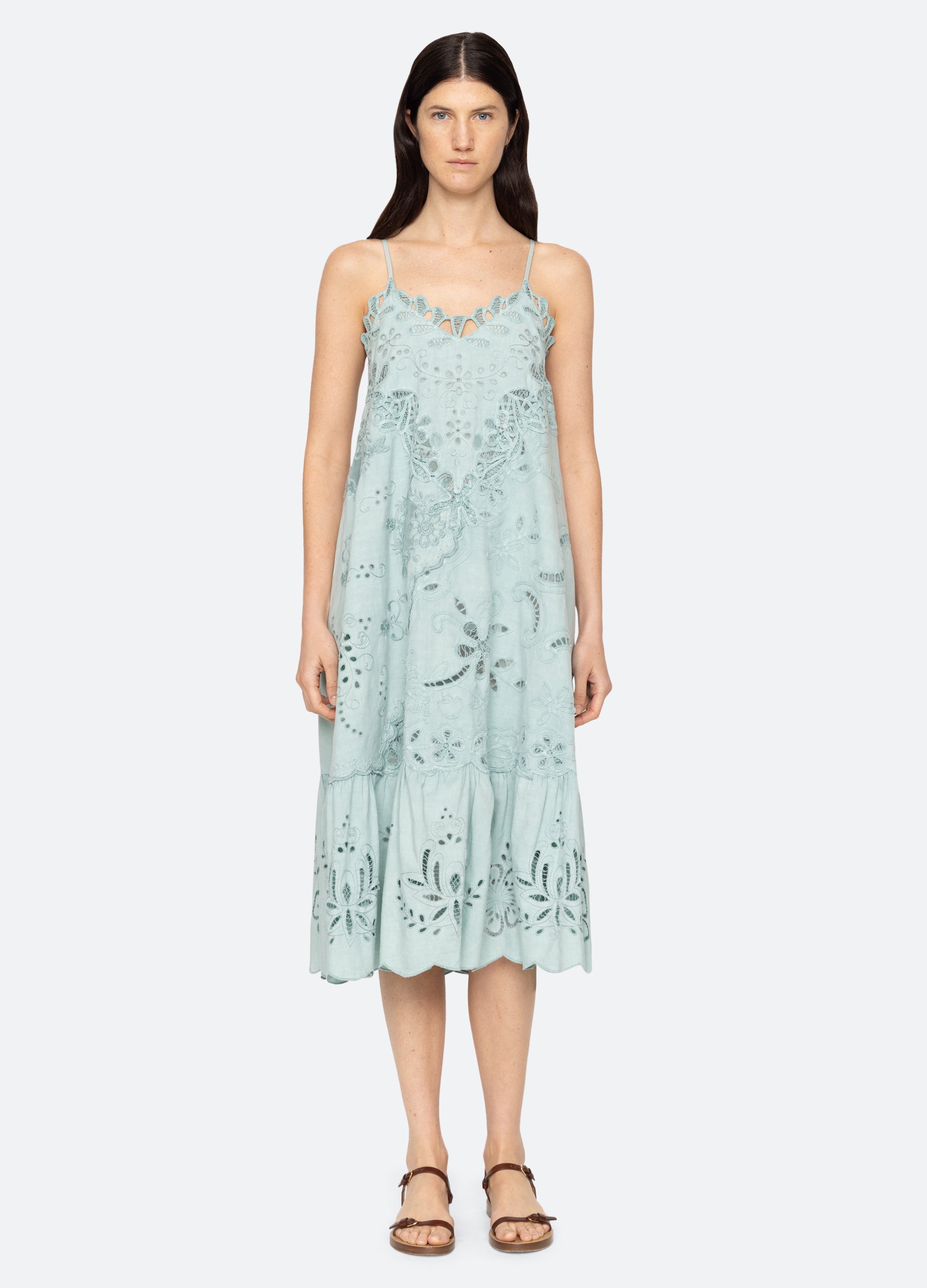Iyla Dress Blue|White