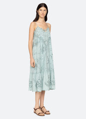 Iyla Dress Blue|White