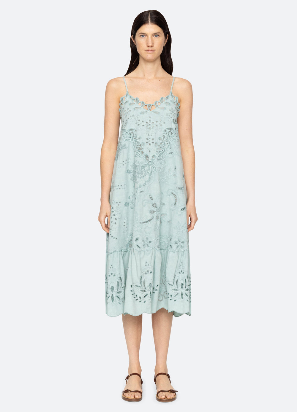 Iyla Dress Blue|White