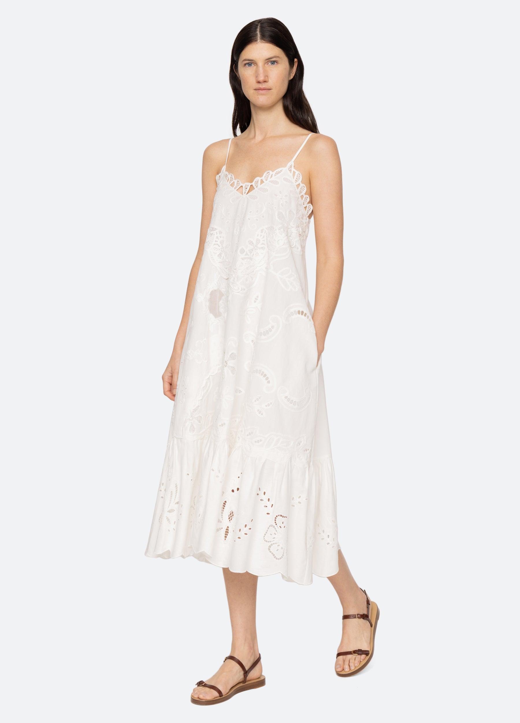 Iyla Dress Blue|White