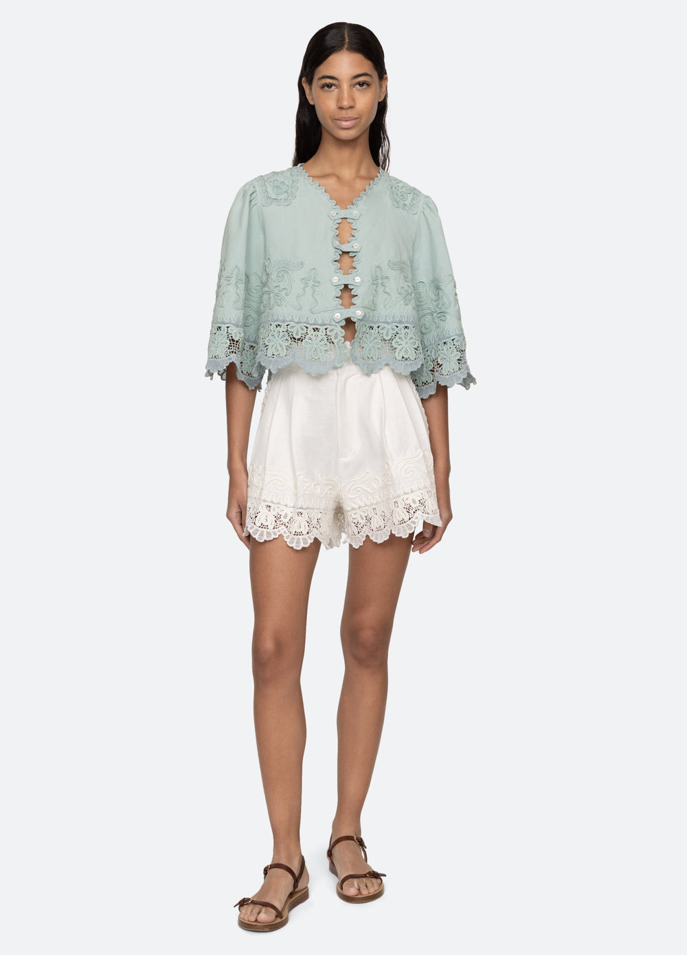 Iyla Shorts White|Black