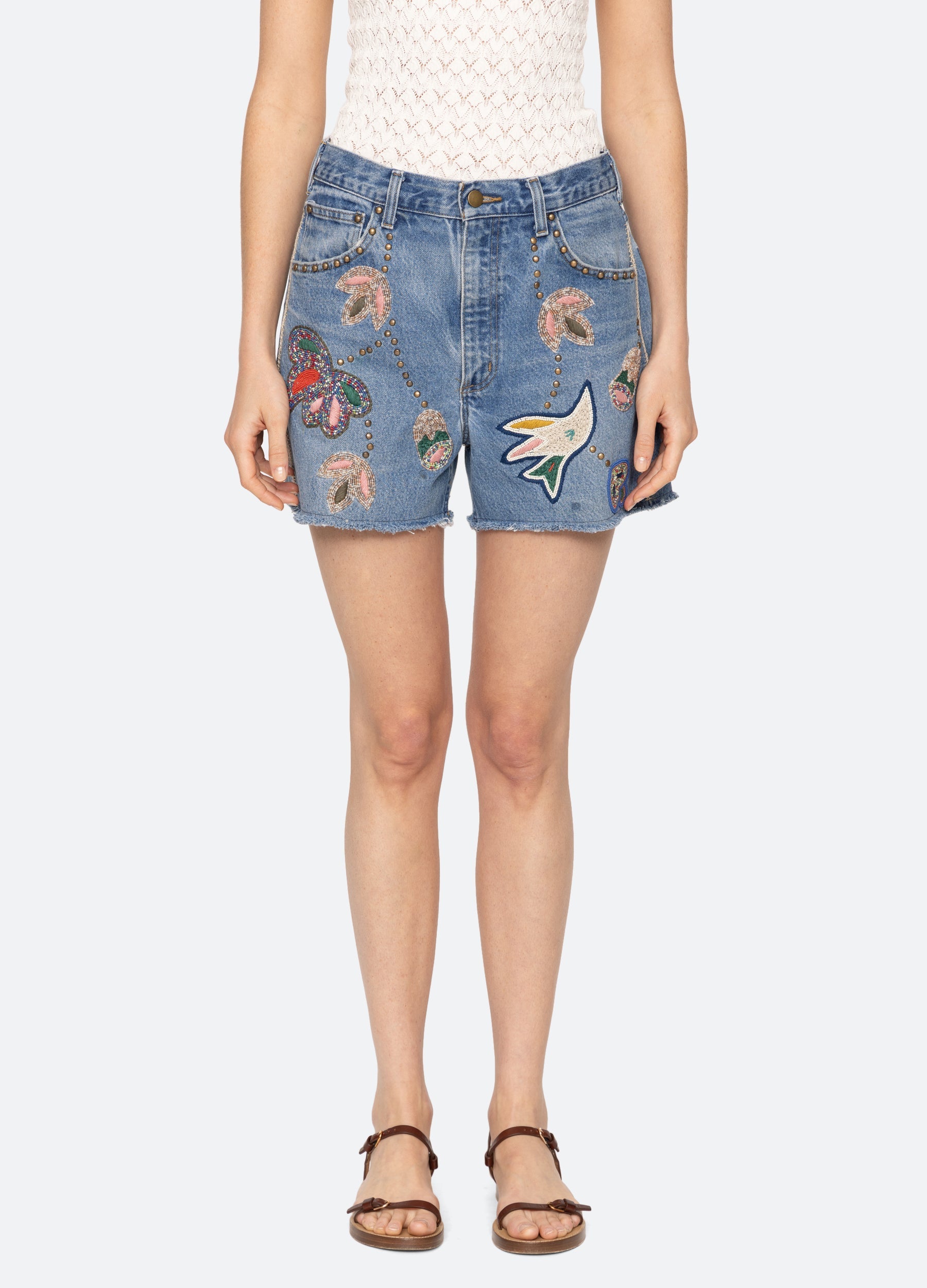 Kara Shorts Blue