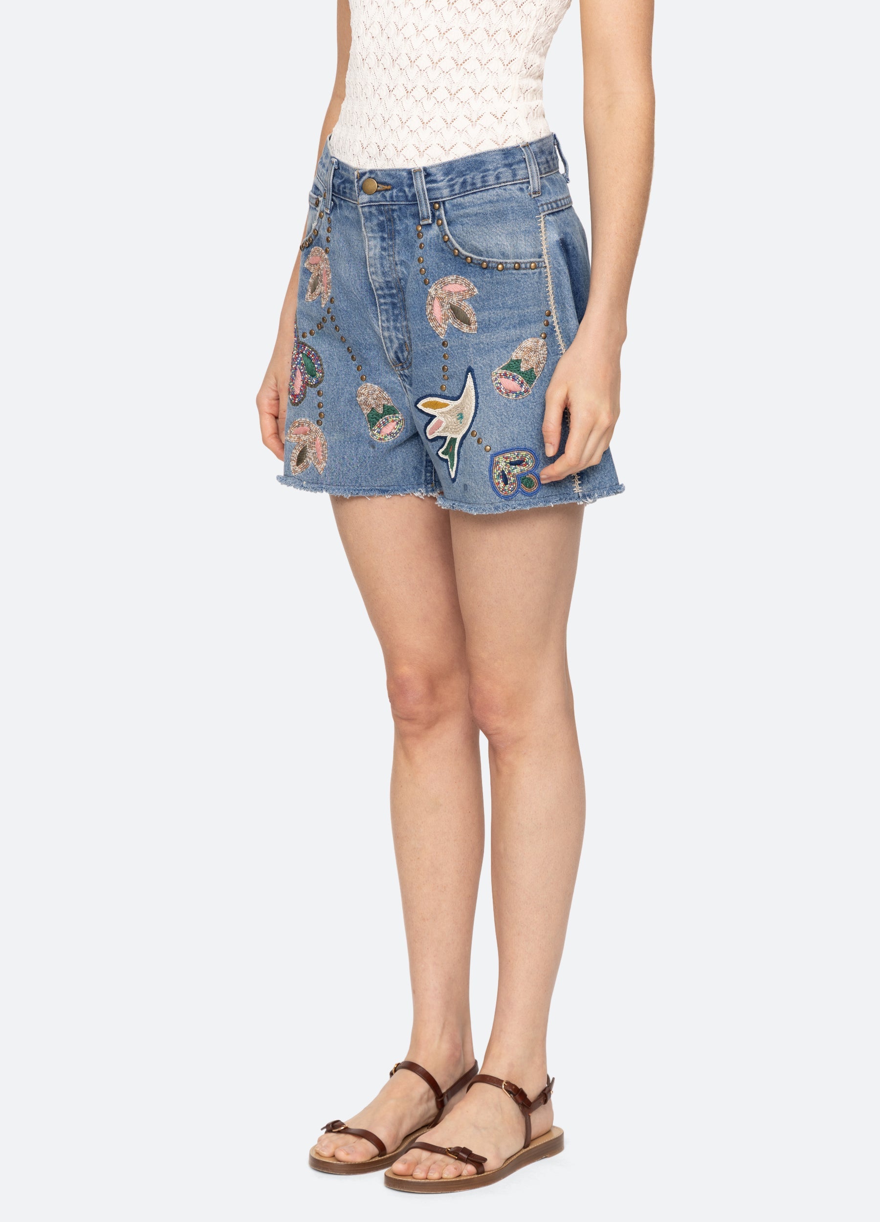 Kara Shorts Blue