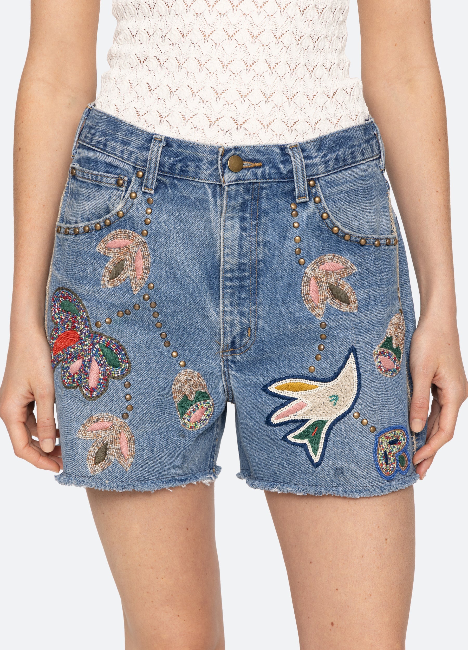 Kara Shorts Blue