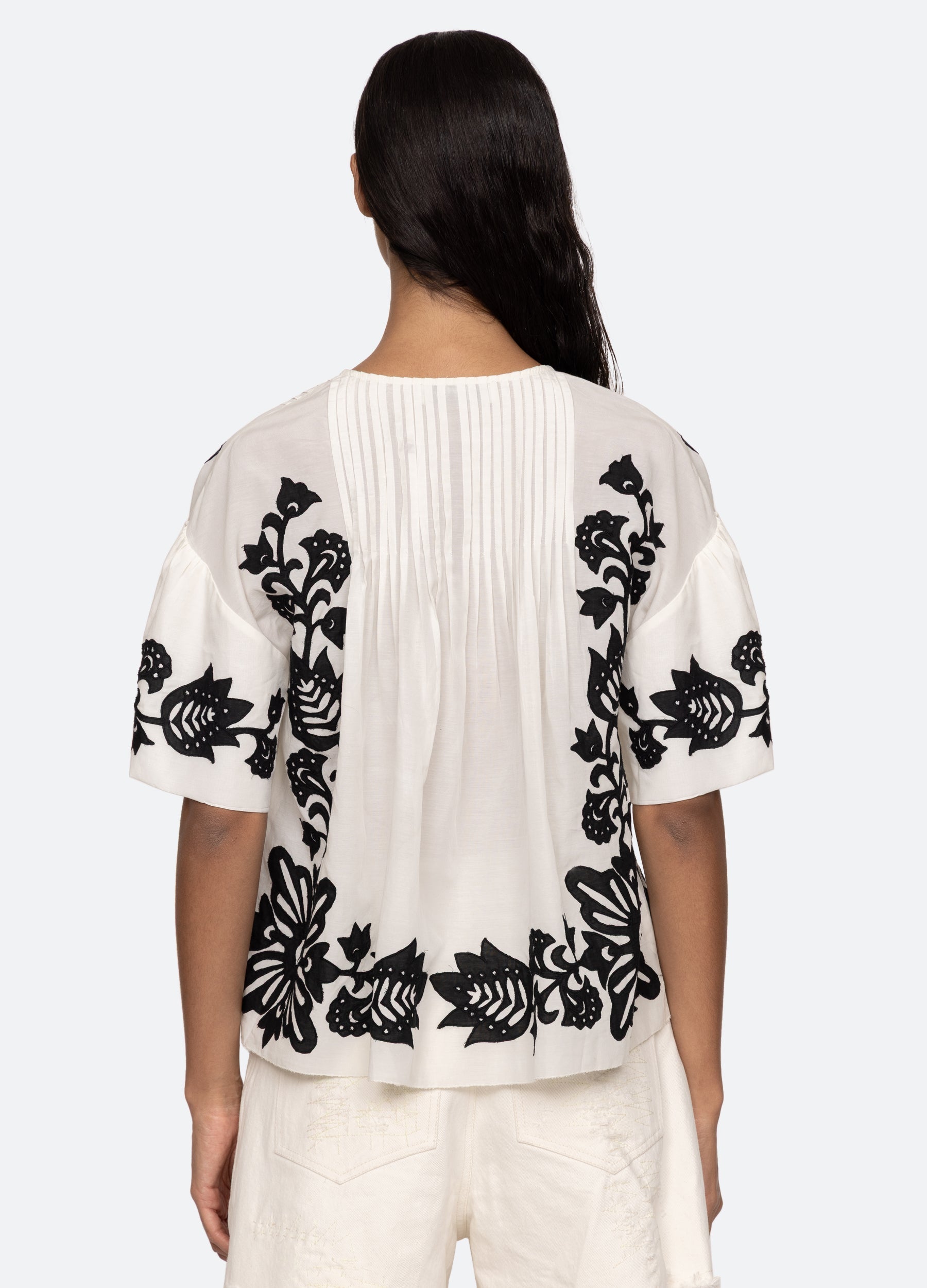 Liliana S/S Top Black|Red