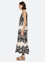 Liliana Dress Red|Black
