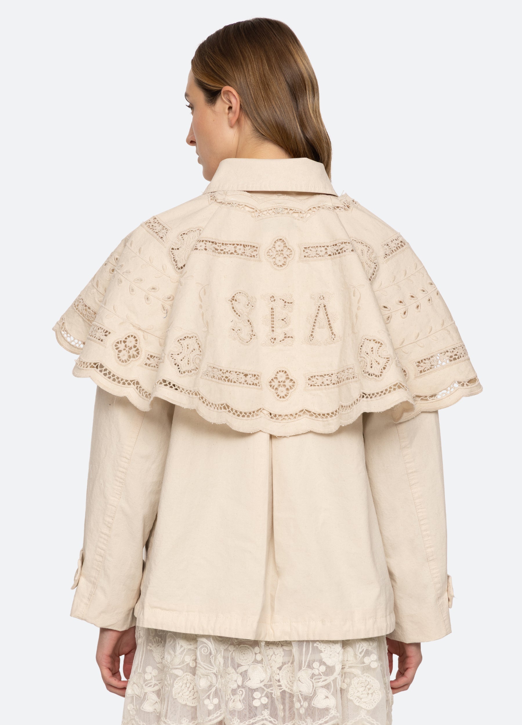 Marie Cape Jacket Cream