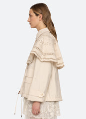 Marie Cape Jacket Cream